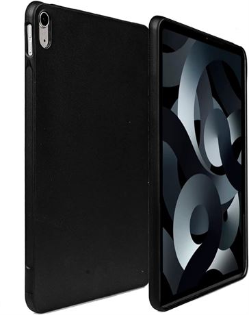 Black Frosted Case for iPad 10th Gen 10.9”, Slim Transparent TPU Cover