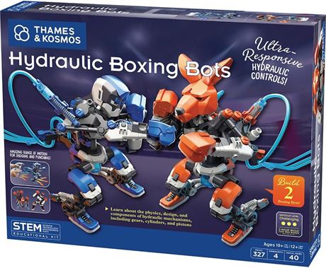 Thames & Kosmos Kit STEM Boxing Bots hydrauliques: Construisez deux robots
