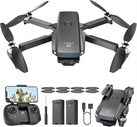 DEERC D20S 1080P FPV Mini Drone with Camera Dual Batteries