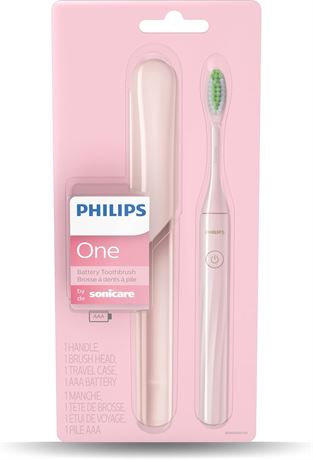 Philips One Battery Toothbrush, Pink HY1100/06