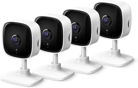 TP-Link Tapo C110P4, 4 caméras sécurité, vision nocturne