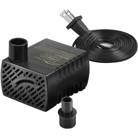 Pompe submersible Simple Deluxe 80GPH débit réglable cordon étanche