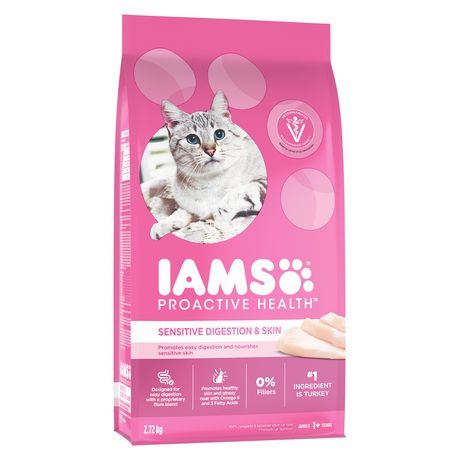 Iams Sensitive Digestion Cat Food PRH 4x2.72kg
