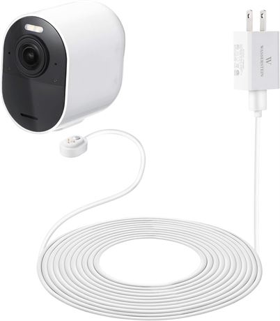 Outdoor Weatherproof Charging Cable for Arlo Ultra/Pro 3/Pro 4, White