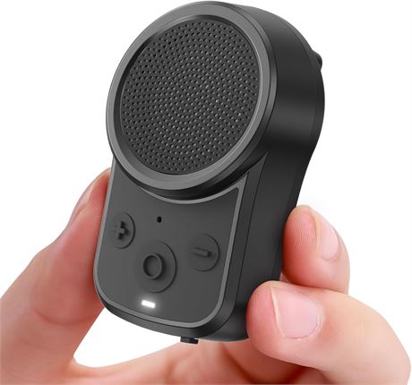 Mini haut-parleur Bluetooth clip mains libres musique appels