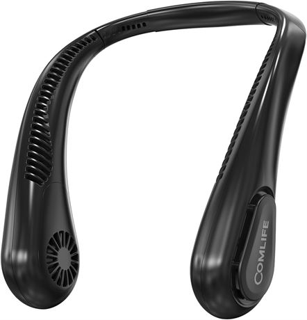 Ventilateur tour de cou sans pales 5000mAh 3 vitesses portable noir