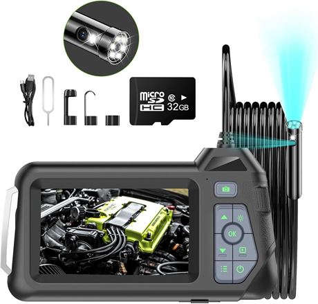 Endoscope SURLABA 1080P, Caméra d'Inspection, 16.5ft, IP67