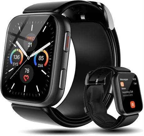 Montre intelligente de tension art rielle 4,95 cm avec brassard pompe