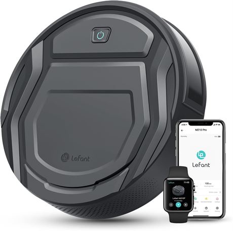 Aspirateur robot Lefant M210 Pro WiFi Alexa recharge auto poils d’animaux