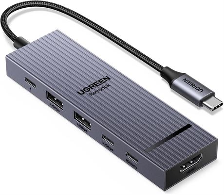 UGREEN Revodok Pro 106 USB-C Hub – 6-in-1, 4K HDMI, 100W PD