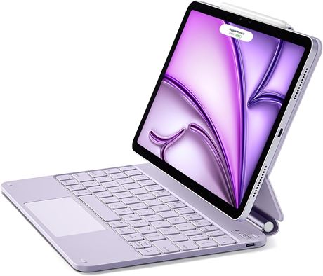 ESR iPad Air 11in & Pro 11in Case with Keyboard, Cantilever Stand, Purple