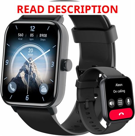 Smart Watch for Men & Women with Bluetooth Call, Alexa, HR/SpO2, Sleep