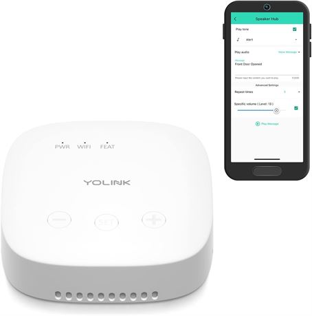 YoLink SpeakerHub Smart Speaker Hub with Voice Alerts