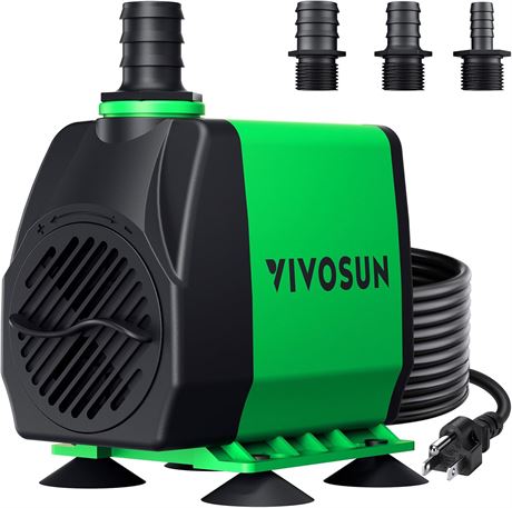 Pompe Submersible VIVOSUN 800GPH Submersible Pump Ultra Silencieuse