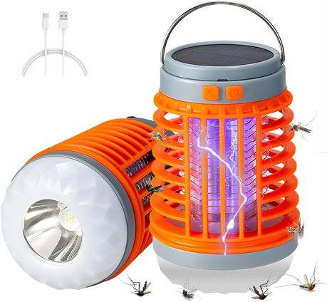 Mozz Guard Solar Mosquito Zapper – Orange 2025 Model