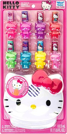 Coffret Hello Kitty Townley Girl 8 Vernis à Ongles Enfants Sûrs