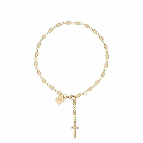 Bracelet cheville Bella by Thorne Dagger doré unisexe
