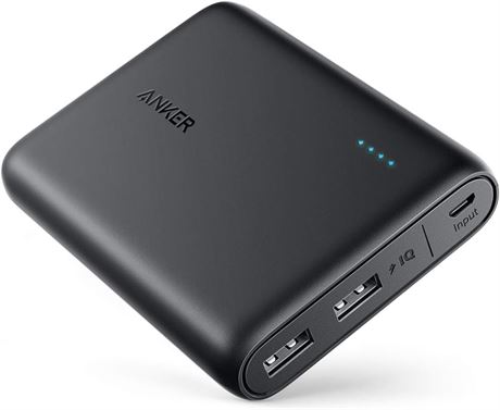 Anker PowerCore 13000mAh Portable Power Bank, 3-Port, Compact