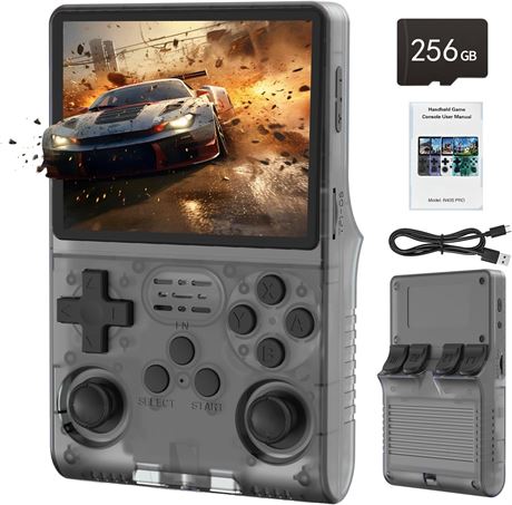 RegiisJoy portable - Console r tro 3,5" IPS, 30 000 jeux, 3800mAh, Gris