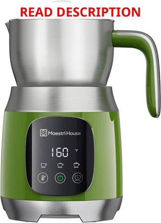 Mousseur Lait Intelligent Maestri House Vert 21oz