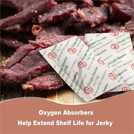 200cc (100 Packets) Oxygen Absorbers for Food Storage, Food-Grade