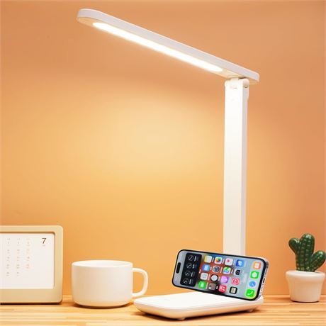 Lampe de bureau LED dimmable 3 modes USB protection des yeux
