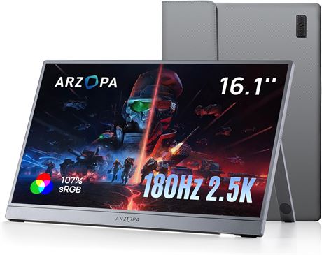ARZOPA Z3FC  cran portable 16,1" 180 Hz 2,5K 2560x1440 QHD HDR