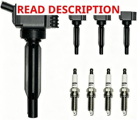 PLA08 Ignition Coils Pack with Spark Plugs