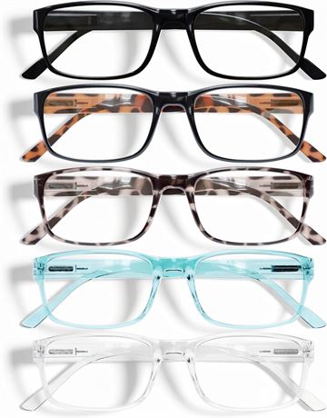 Gaoye Blue Light Blocking Reading Glasses for Men & Women, Multipack