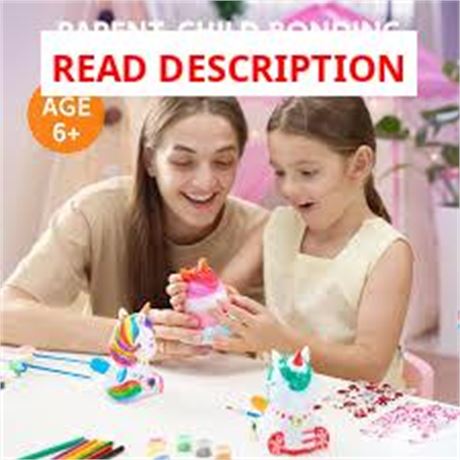 Kit Peinture Licorne Lumineuse Klever DIY Enfants 6+ Ans