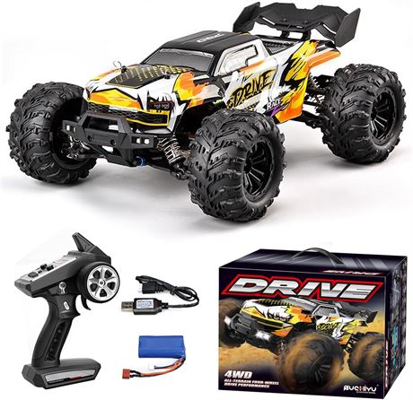 SVERTIBO 1/16 Brushless RC Car - 43 mph, 4x4 Off-Road, Orange