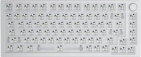 Glorious GMMK Pro High Profile 75% Wired Mechanical Keyboard White