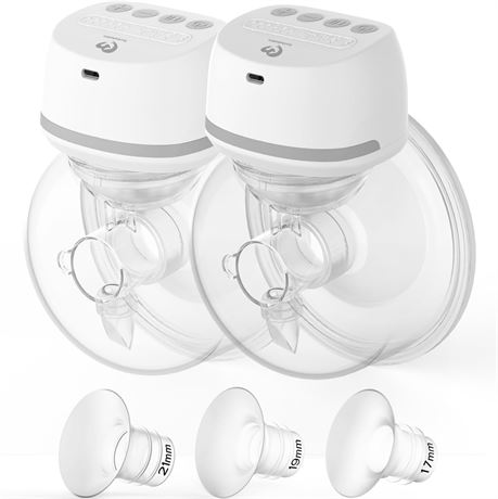Bellababy Tire-Lait Portable Sans Fil, 4 Modes, 6 Niveaux