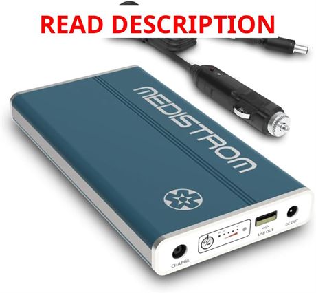 Pilot-24 Lite Battery with Car Charger 95Wh CPAP Backup Power for 24V CPAP