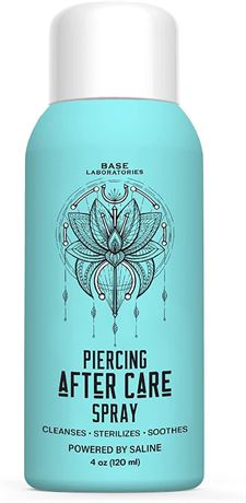 Base Labs spray soin piercing sel marin 120 ml