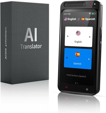 Traducteur Vocal Smart Translator Device 138 Languages 4.1"
