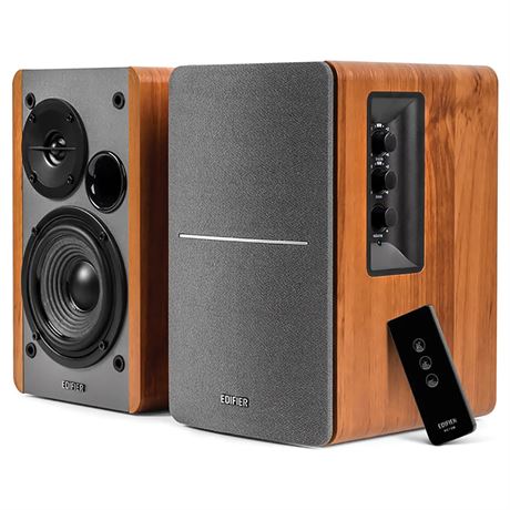 Edifier 42- Indoor Bookshelf Speaker in Black (Set of 2)