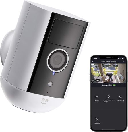 Geeni Freebird Wireless Security Camera, 1080P, Battery-Powered, Motion Detect