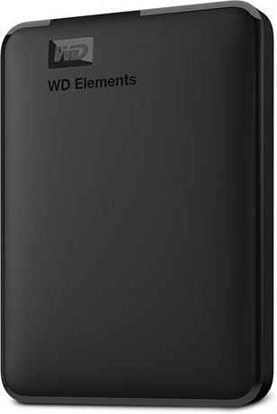 WD 5TB Elements Portable Hard Drive USB 3.0 - WDBU6Y0050BBK-WESN