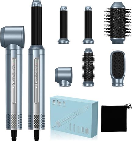 Blow Dryer Brush with Attachments, 110000 RPM, 6-in-1 Air Style