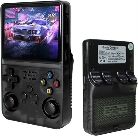 R36S Handheld Game Console Preloaded with Built-in Games (64 GB)