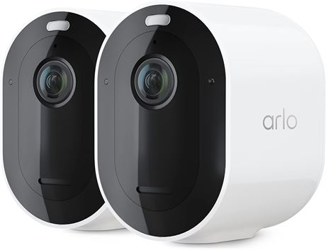 Arlo Pro 5S Spotlight Security Camera 2K HDR, Outdoor, Wire-Free, 2 Cameras