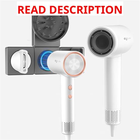 Sèche-Cheveux Ionique Mural Magnétique 1400W Pro 4 Températures