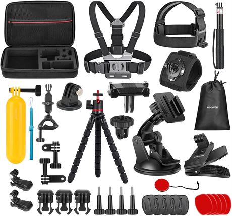 NEEWER Kit d'accessoires action 35 en 1 pour DJI Osmo Action/GoPro, montage