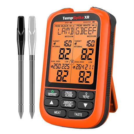 ThermoPro TempSpike 1000FT Wireless Meat Thermometer with 2 Probes