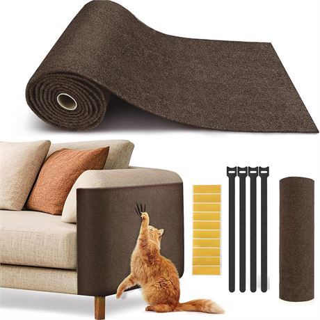 Protection canapé autocollante anti griffes chat mur moquette transparente