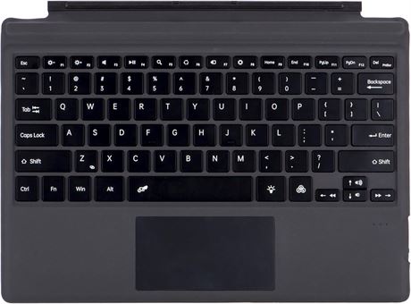 Mobee Type Cover pour Surface Pro 7+/7/6/5/4/3   clavier pav  tactile Type-C
