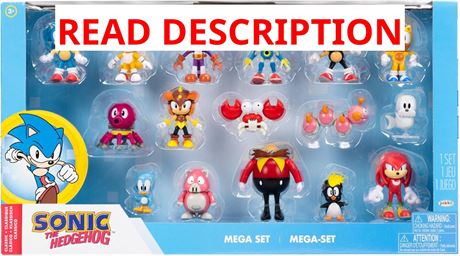 Sonic The Hedgehog Sonic Super Set 16 Pack Eggman+ Figure Amazon Exclusive
