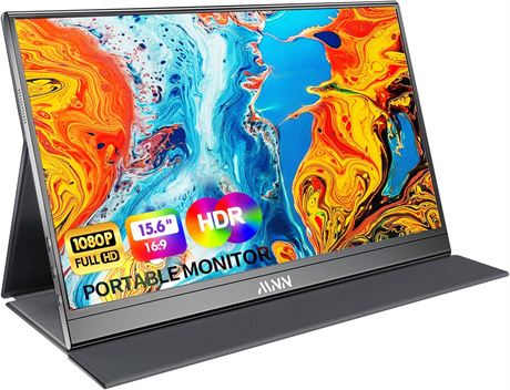 MNN Moniteur portable 15,6" FHD USB-C HDMI IPS Ultra-Slim Gaming