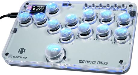 Sehawei Haute42 Arcade Stick 13-Key Gamerfinger, RGB, Turbo, PC/PS/Switch